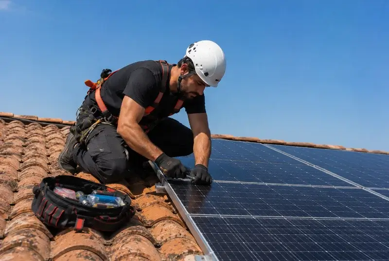 Maintenance et monitoring de panneaux solaires à Palau-de-Cerdagne