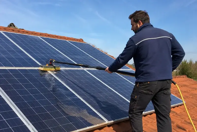 Nettoyage et entretien de panneaux solaires à Palau-de-Cerdagne